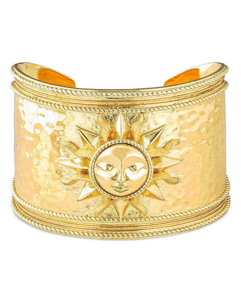 Capucine De Wulf Soleil Sun Cuff Bracelet In 18k Gold Plated In Gold