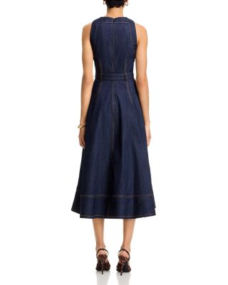 Zelda Denim Midi Dress