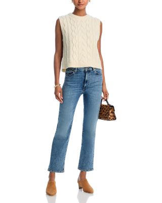 Le Sleek High Rise Straight Jeans in Vice