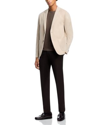 Clinton Slim Fit Unstructured Sport Coat in Grid Suiting