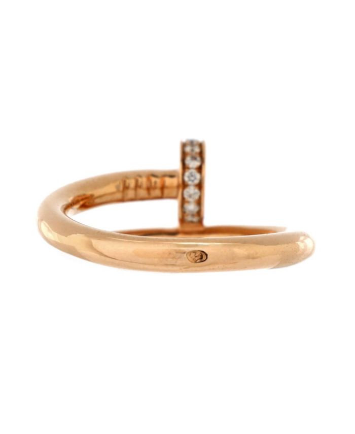 Juste un Clou Ring 18K Rose Gold and Diamonds