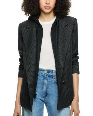 Alice and Olivia - Jordan Hooded Blazer