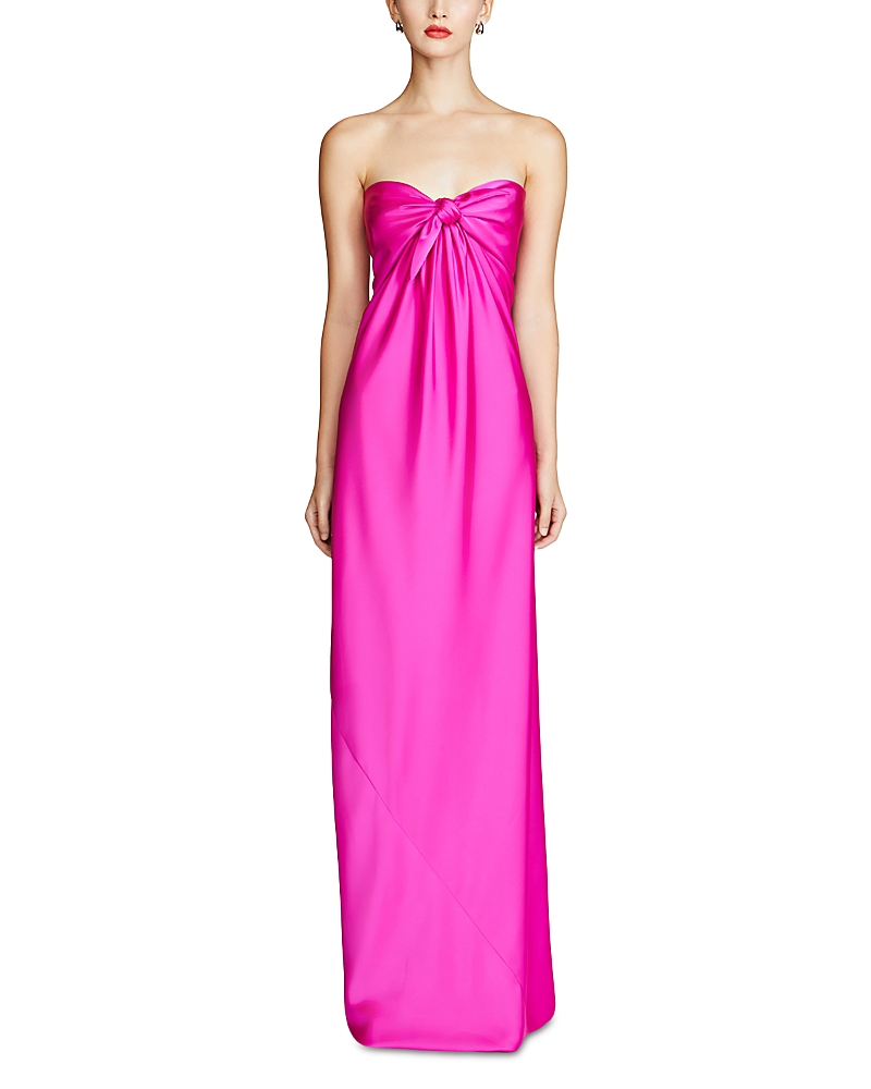 Halston Lisette Satin Gown