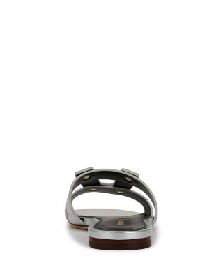 Women's Via Leather Slide Sandals