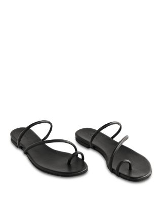 Women's Ludo Toe Ring Strappy Flat Sandals