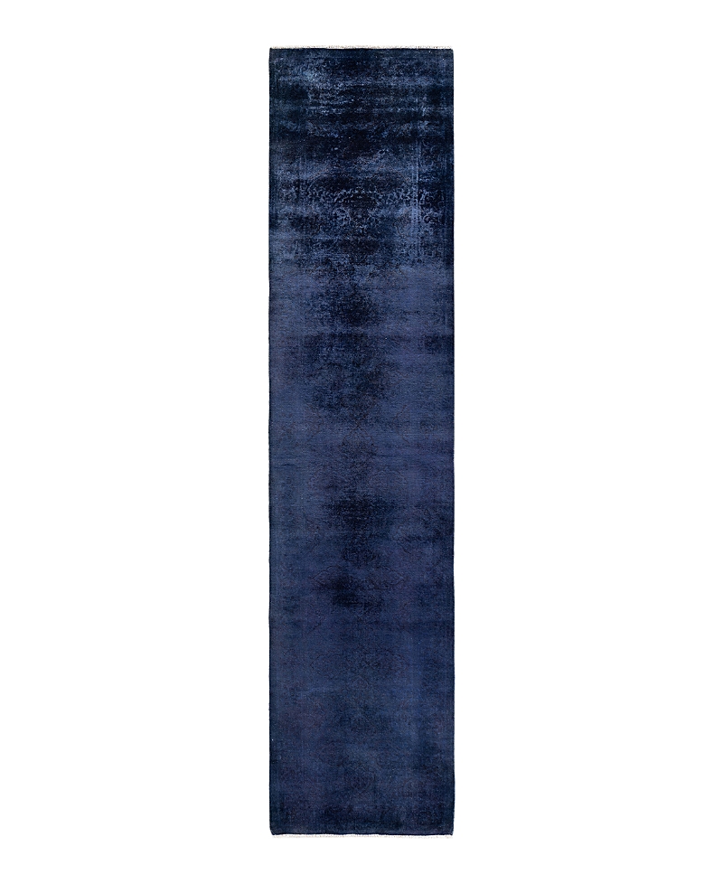 Bloomingdale's Fine Vibrance M1583 Runner Area Rug, 2'7 X 11'2 In Purple
