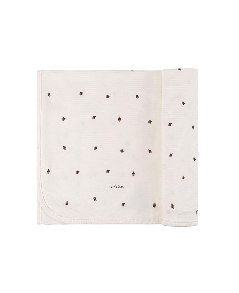 Ely's & Co. Ribbed Cotton Zipper Blanket Collection In Acorn