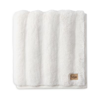 Tidal Faux Fur Throw Blanket