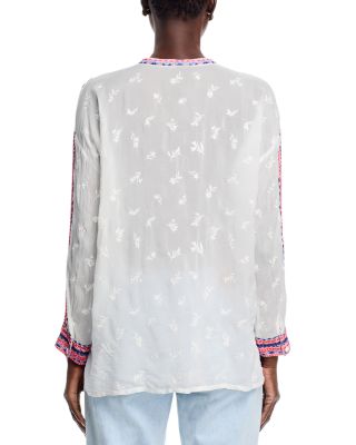 The Audrey Mandarin Collar Shirt