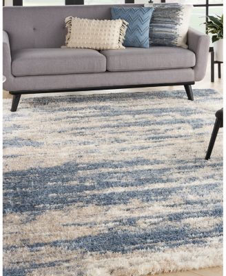 Nourison Home Dreamy Shag DRS10 Area Rug, 7'10" x 9'10"
