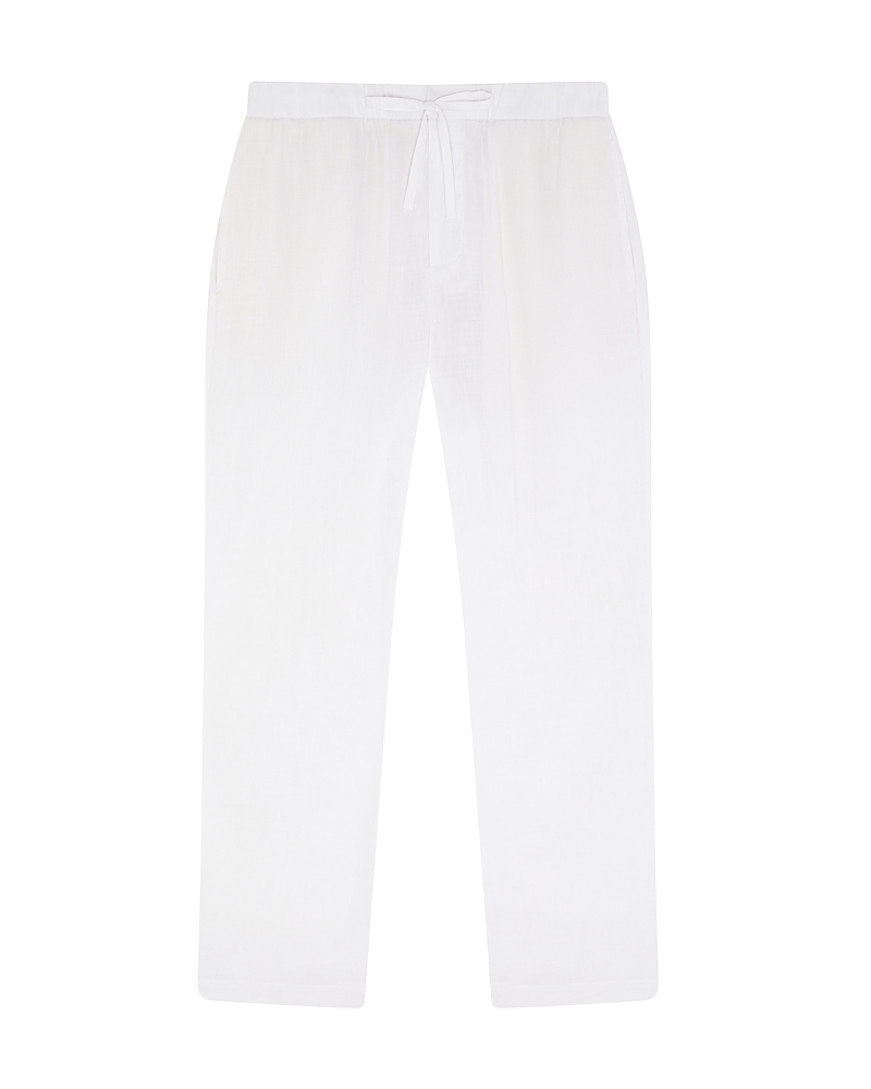 Frescobol Carioca Wide-legged Casual Pants In White