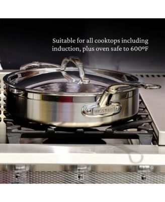 ProBond&amp;reg; Forged 10-Piece Professional Clad Stainless Steel Cookware Set