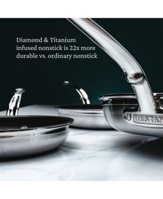 ProBond&amp;reg; Forged 11&amp;quot; Professional Clad Stainless Steel Skillet with TITUM Nonstick