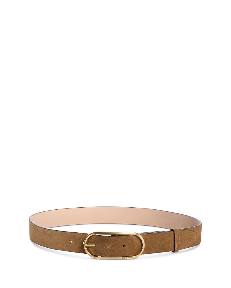 rag & bone Women's Rounded Rebound Leather Belt