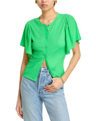 Ramy Brook - Colette Flutter Sleeve Top