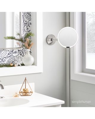 Wall Mount Brushed Sensor Mirror