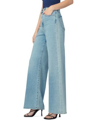 Petite The Mia High Rise Wide Leg Jeans in Riveting