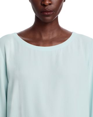 Silk Ballet Neck Top