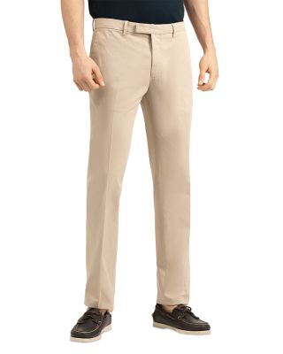 Garment Dyed Cotton Twill Slim Fit Suit