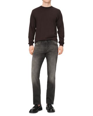 Nick Slim Fit Ultimate Knit Jeans in Washed Black