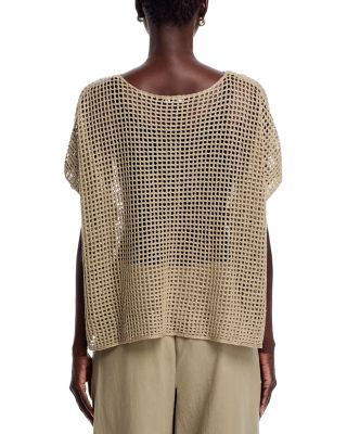 Bateau Neck Cap Sleeve Sweater