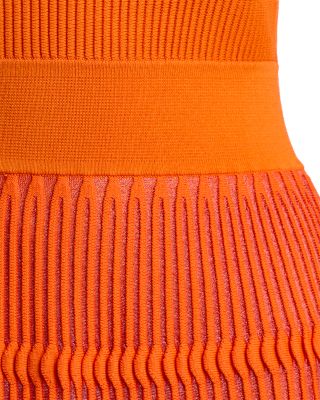 Sheer Knit Mini Dress