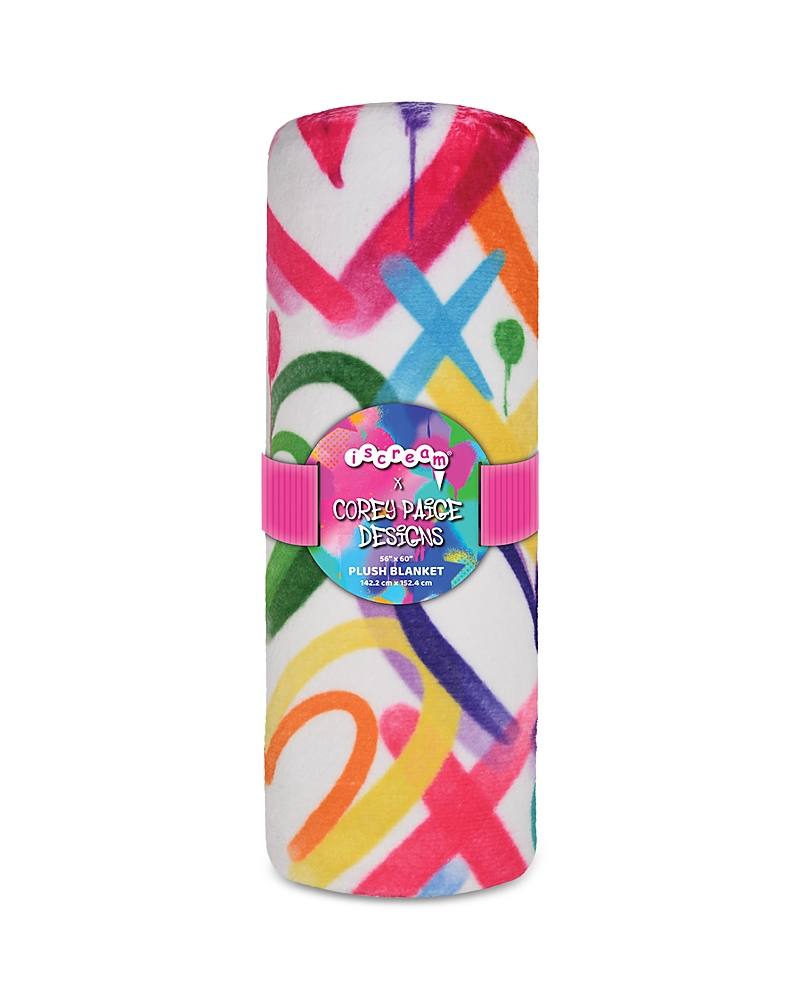 Iscream Corey Paige Hearts Plush Blanket In Assorted