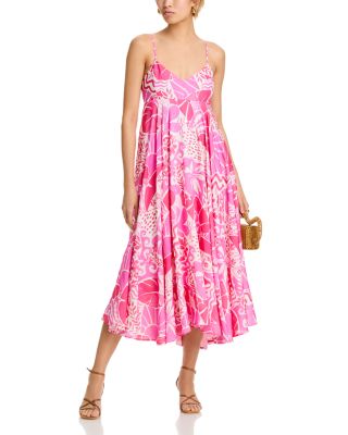 V Neck Midi Dress - Exclusive