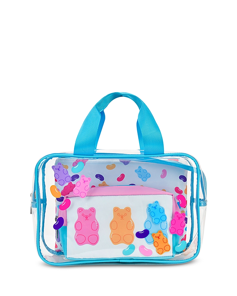 Iscream Girls' Jelly Bears Cosmetic Bag Trio In Multi