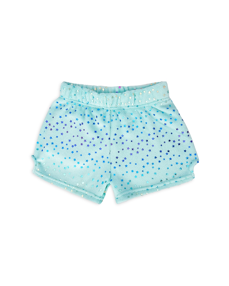 Iscream Girls' Foil Stars Plush Shorts - Little Kid, Big Kid In Multi