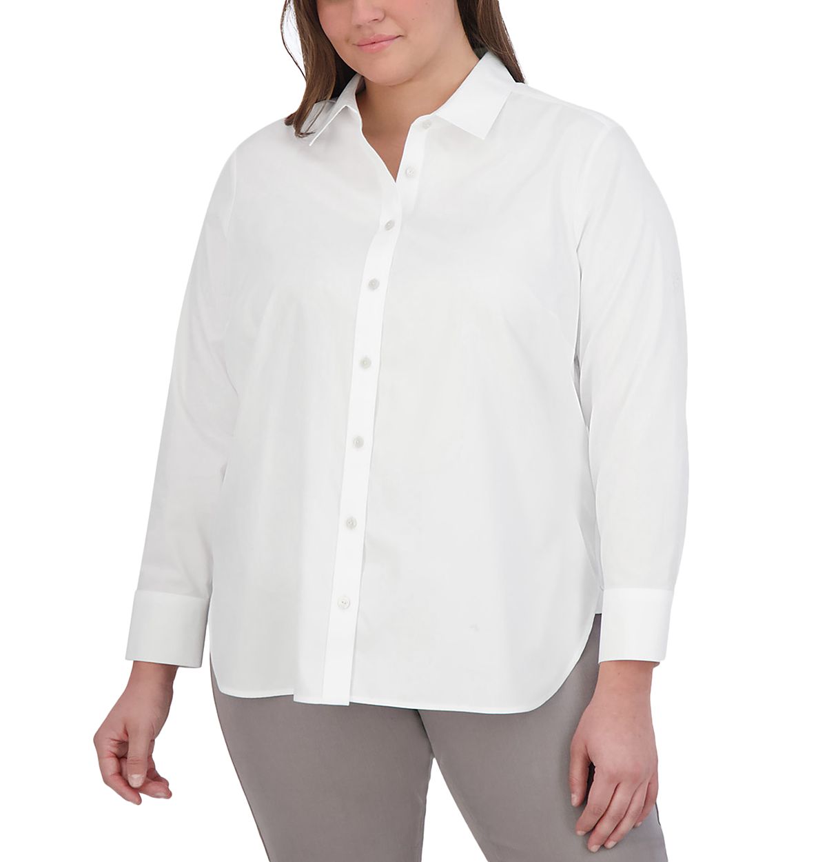 Foxcroft Plus Meghan Shirt
