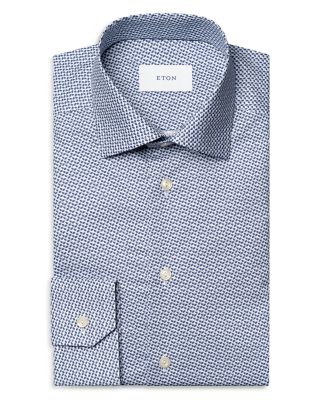 Slim Fit Printed Button Front Shirt