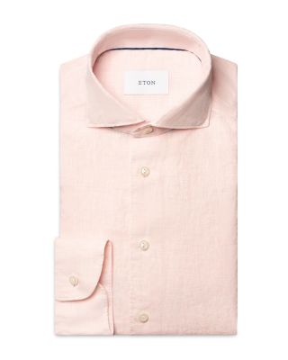 Slim Fit Solid Linen Shirt