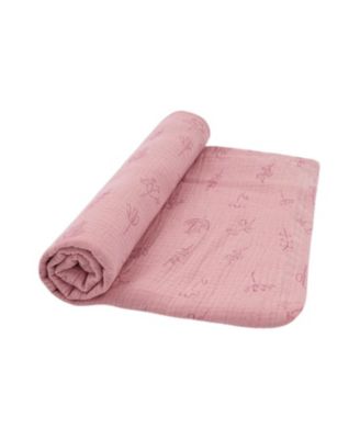 Deux par Deux - Girls' Printed Muslin Blanket - Baby