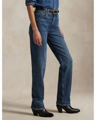 High Rise Straight Jeans