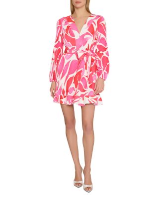 MILLY - Liv Dream Rose Pleated Dress