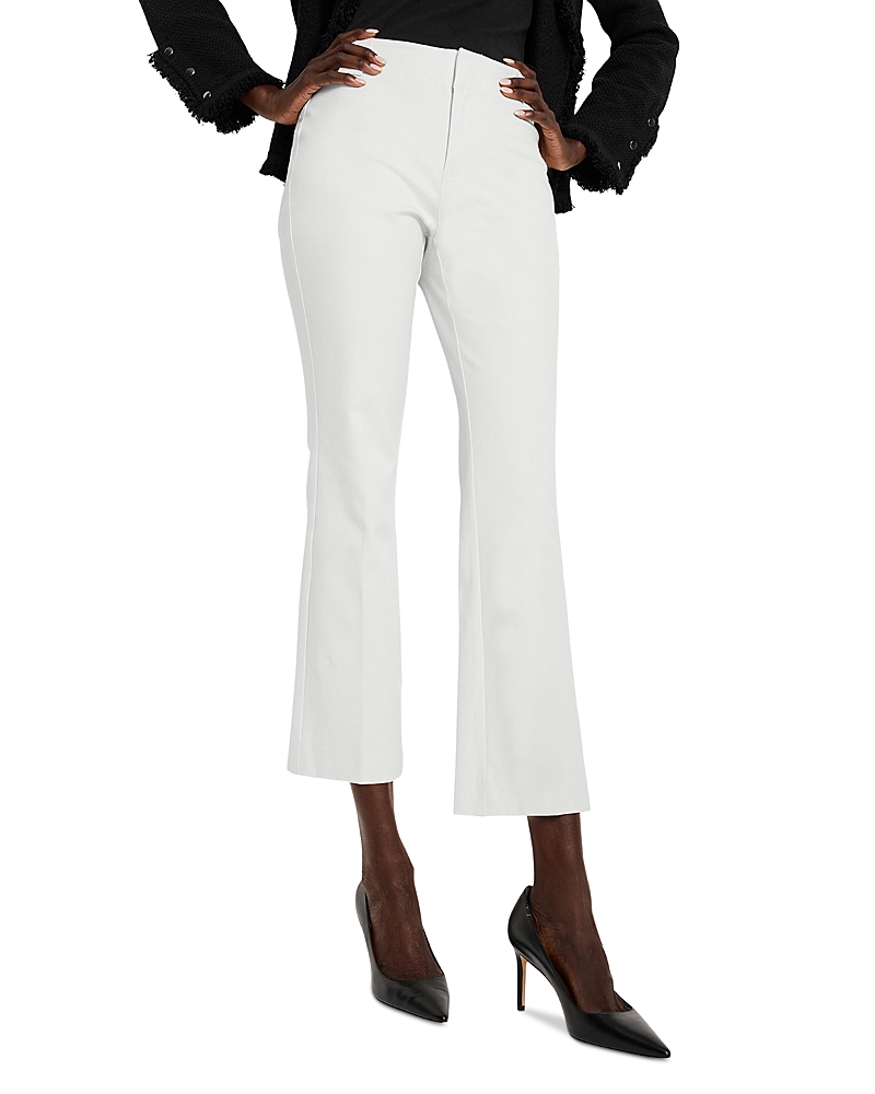 Nic + Zoe Nic+zoe Plaza Ankle Demi Bootcut Pants In Paper White