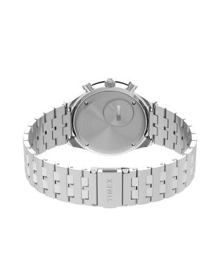 Q Timex Chronograph Stainless Steel Bracelet Watch, 36mm