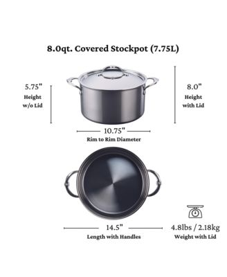 NanoBond&amp;reg; Molecular Titanium 8-Quart Stockpot with Lid