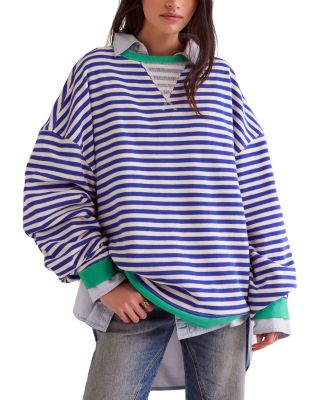 Free People - Cotton Striped Long Sleeve Tee