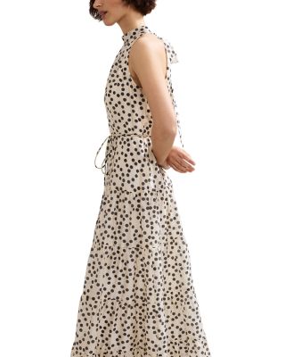 Nita Spot Print Maxi Dress
