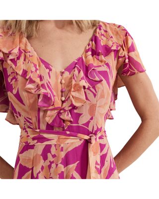 Dinara Floral Print Dress