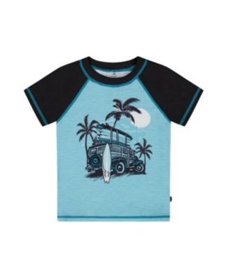 Deux par Deux - Boys' Short Sleeve Rashguard - Little Kid, Big Kid