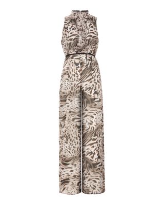 Lorainne Leopard Print Jumpsuit