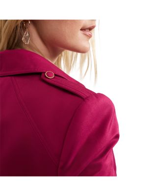 Cheryl Fitted Trench Button Up Jacket