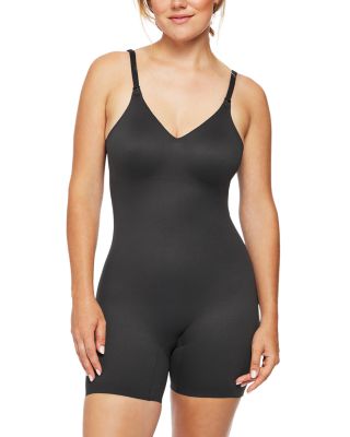 Tc Fine Intimates Dress Rehearsal Low Back Mid Thigh Bodysuit
