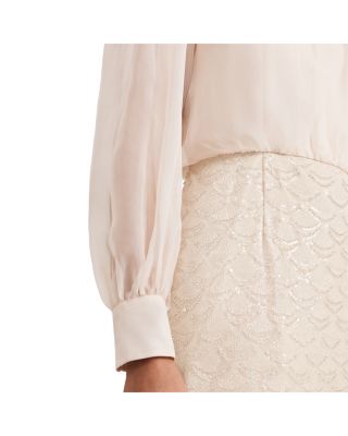 Amina Sequin Skirt Dress