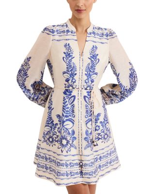 Phase Eight - Pia Floral Button Mini Dress