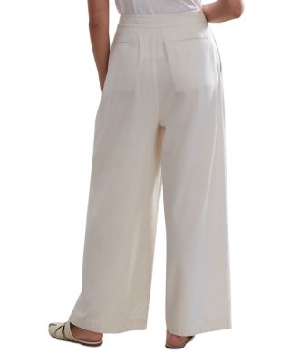 Silk Wide Leg Trousers