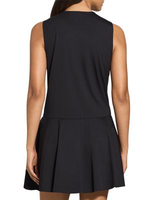 Sleeveless Linen Blend Mini Dress